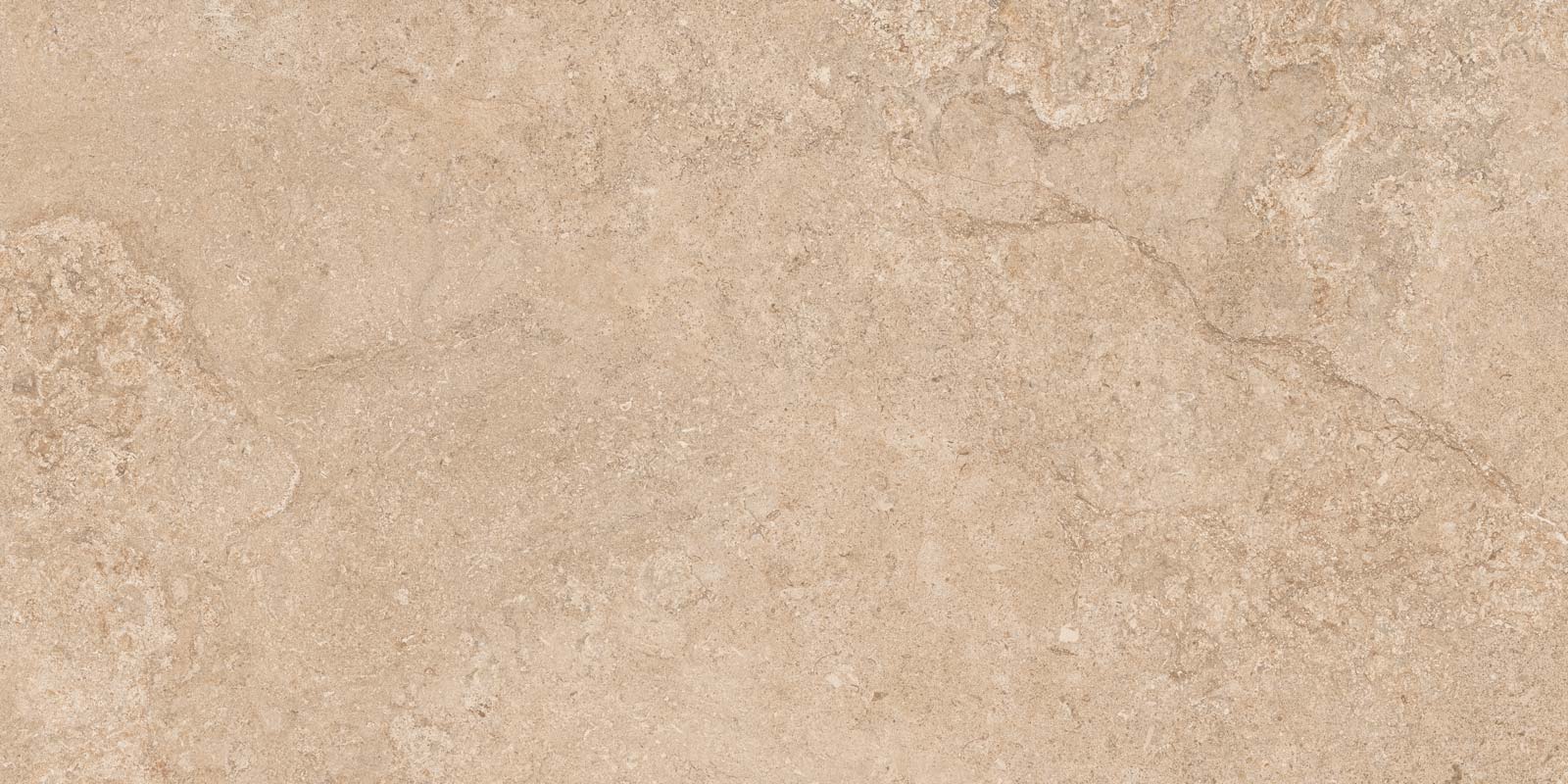 Matte Bodenfliese aus Feinsteinzeug in Steinoptik Tau Dorset Sand, 60x120 cm, Sandbeige, rektifiziert