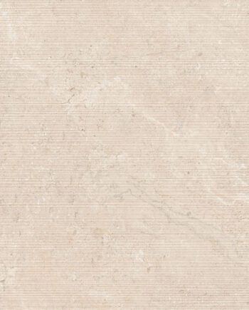 Wandfliese aus Feinsteinzeug in Steinoptik mit Relief Tau Dorset Linen Relief, 60x120 cm, Leinenbeige, rektifiziert