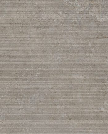 Wandfliese aus Feinsteinzeug in Steinoptik mit Relief Tau Dorset Greige Relief, 60x120 cm, Greige, rektifiziert