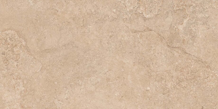 017.250.0119.15805-1 Rutschhemmende Bodenfliese aus Feinsteinzeug in Steinoptik Tau Dorset Sand ADZ, 60x120 cm, Sandbeige, R11, rektifiziert
