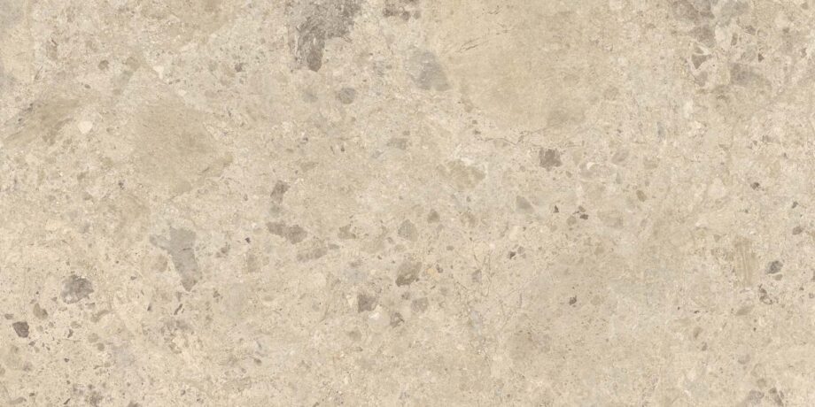 Matte Bodenfliese aus Feinsteinzeug in Steinoptik Tau Qatar Sand, 60x120 cm, Sandbeige, rektifiziert