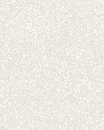 Matte Bodenfliese aus Feinsteinzeug in Terrazzo-Optik Tau Portobello White, 60x120 cm, Weiß, R10, rektifiziert