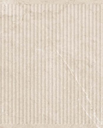 Feinsteinzeug-Wandfliese in Steinoptik mit Relief Tau Lithos Relief Linen, 60x120 cm, Leinenbeige, R10, rektifiziert