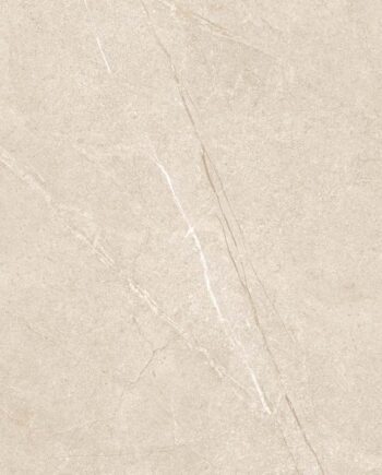 Softmatte Bodenfliese aus Feinsteinzeug in Steinoptik Tau Lithos Soft Linen, 60x120 cm, Leinenbeige, rektifiziert