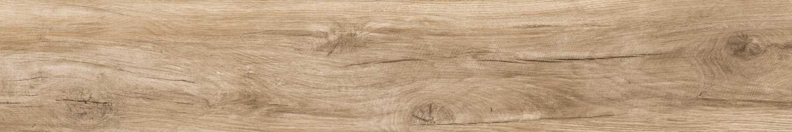 Matte Bodenfliese aus Feinsteinzeug in Holzoptik Tau Eternal Roble, 25x150 cm, Eiche, rektifiziert