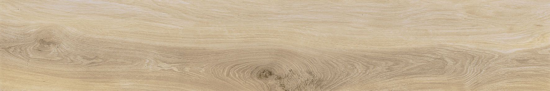 Matte Bodenfliese aus Feinsteinzeug in Holzoptik Tau Bohars Camel, 25x150 cm, Camel, rektifiziert