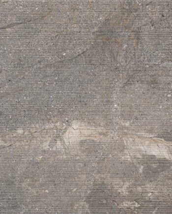 Wandfliese aus Feinsteinzeug in Steinoptik mit Relief Tau Mainstone Carve Gray, 75x150 cm, 10,5 mm, Grau, R10, rektifiziert