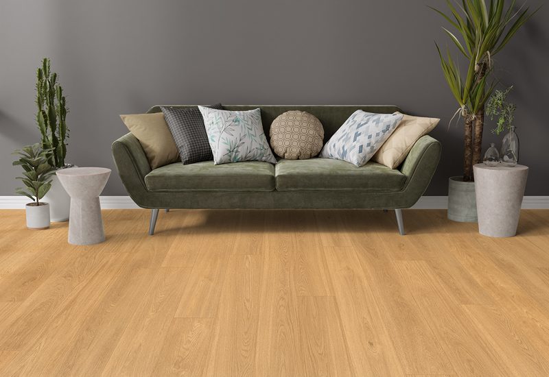 PVC-freier wasserfester Klickboden Kadmos, 20,3x129 cm, 5 mm, AC5, mit integrierter Trittschalldämmung – 2