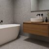 Matte Bodenfliese aus Feinsteinzeug in Steinoptik Arcbx Stone Smoke, 60x120 cm, 8,5 mm, Rauchgrau, R10 – 2