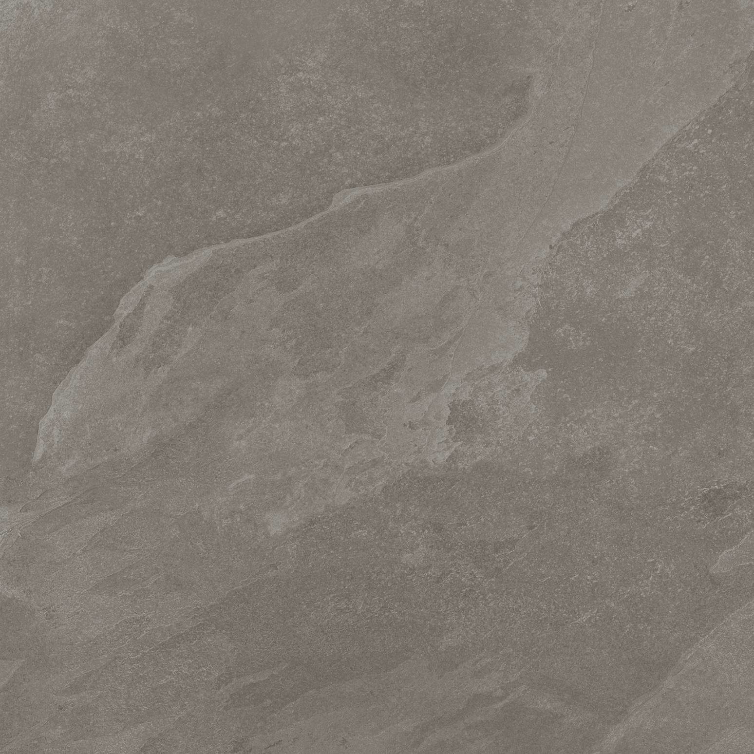 Terrassenplatte aus Feinsteinzeug in Steinoptik Slate Stone Grey, 60x60 cm, 20 mm, Grau, R11