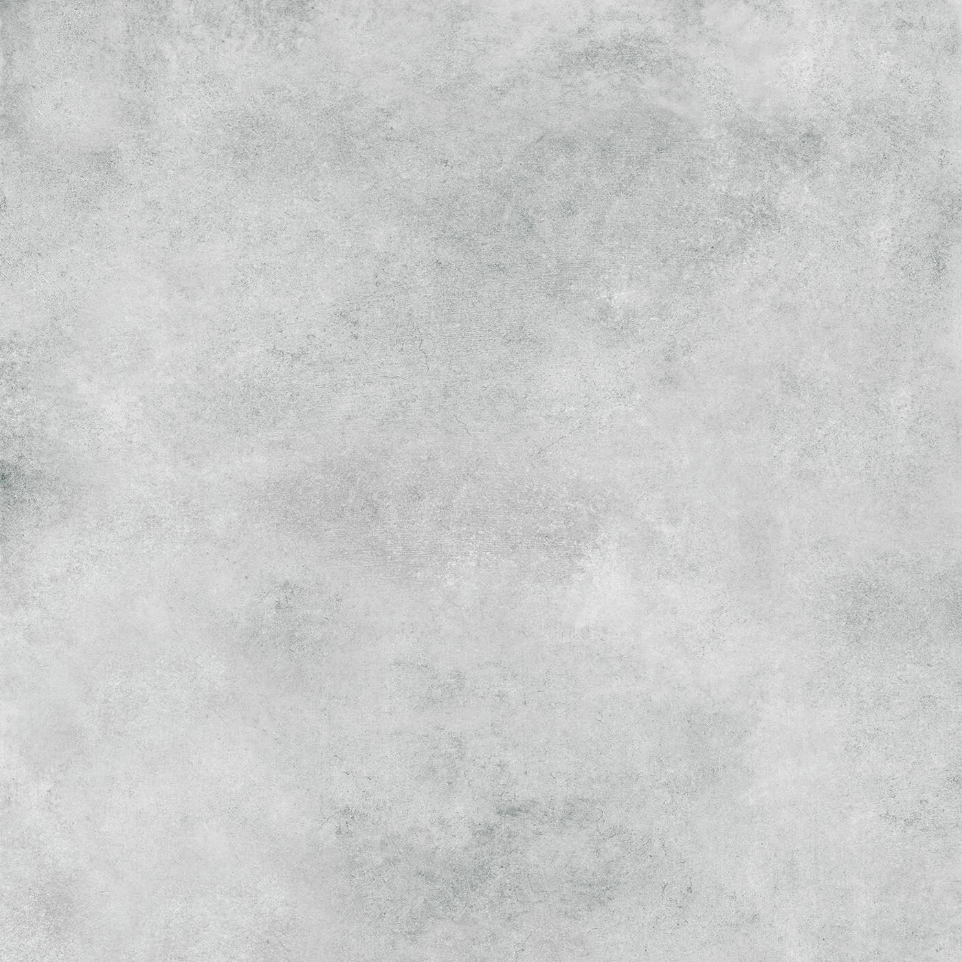 Matte Bodenfliese aus Feinsteinzeug in Betonoptik Floyd White, 60x60 cm, 8 mm, Weiß, R9