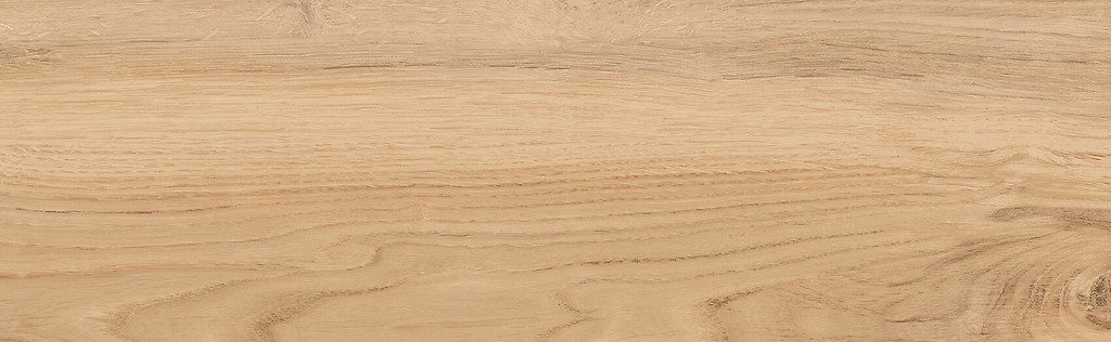 Matte Bodenfliese aus Feinsteinzeug in Holzoptik Riverwood Beige, 18,5x60 cm, 7 mm, Beige