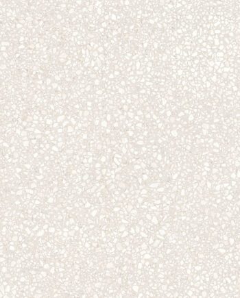 Matte Bodenfliese aus Feinsteinzeug in Terrazzo-Optik Tau Portobello White, 60x60 cm, 9 mm, Weiß, R10, rektifiziert
