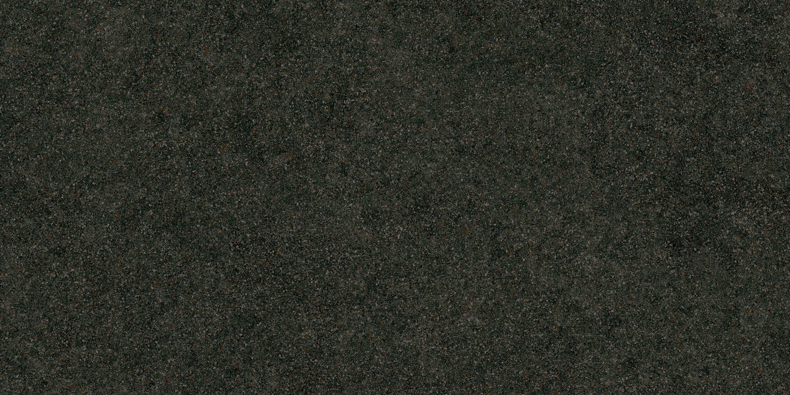 Matte Bodenfliese aus Feinsteinzeug in Terrazzo-Optik Tau Tornares Teide Black, 60x120 cm, 10,5 mm, Schwarz, rektifiziert