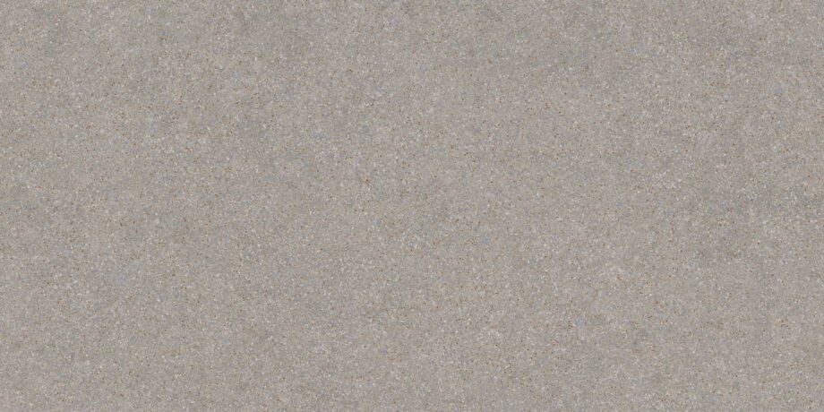 017.869.0368.12449-1 Matte Bodenfliese aus Feinsteinzeug in Terrazzo-Optik Tau Tornares Teide Gray, 60x120 cm, 10,5 mm, Grau, rektifiziert