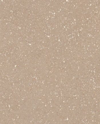 Matte Bodenfliese aus Feinsteinzeug in Terrazzo-Optik Tau Sassy Greige, 60x120 cm, 10,5 mm, Greige, R10, rektifiziert