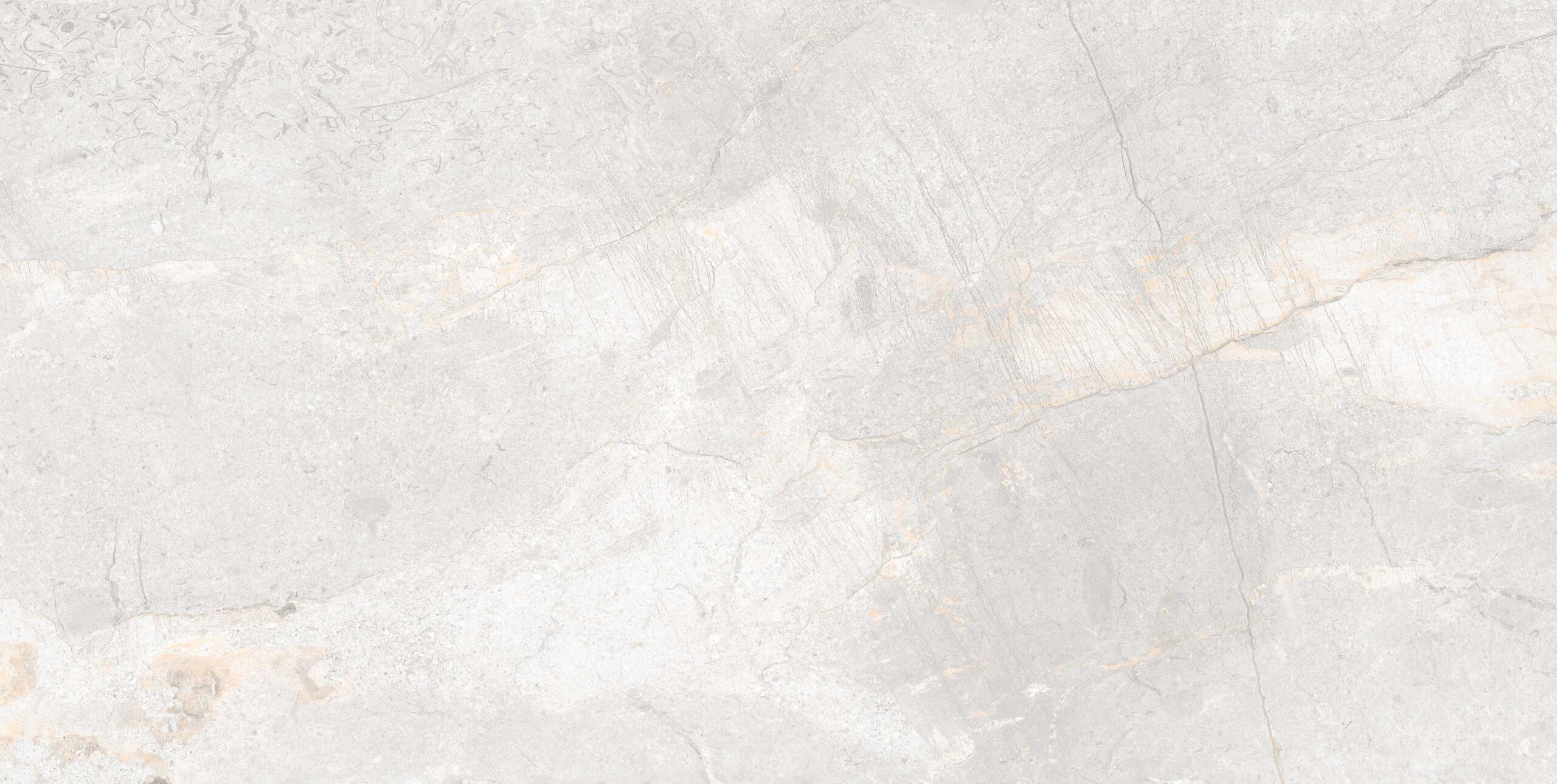 Matte Bodenfliese aus Feinsteinzeug in Steinoptik Tau Mainstone Silver, 60x120 cm, 10,5 mm, Silbergrau, R10, rektifiziert