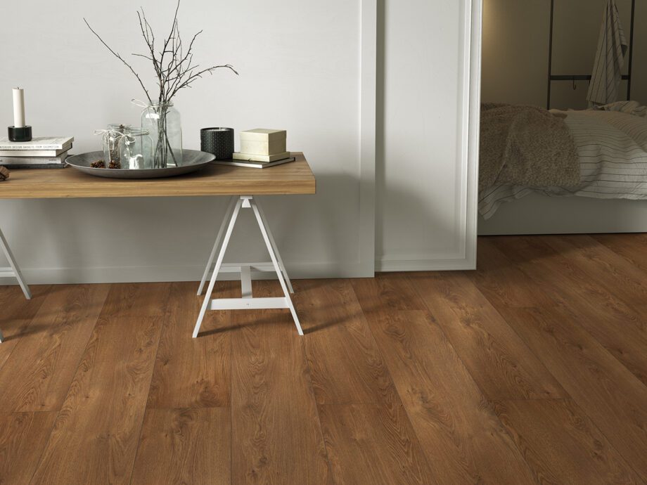 136324-4 Wasserfester Laminatboden Eiche Lancaster, 8 mm, 32/AC4 – 4