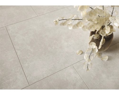 Matte Bodenfliese aus Feinsteinzeug in Betonoptik Ares Light Grey, 60x60 cm, 8 mm, Hellgrau, R10 – 2