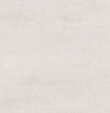 Keramik-Wandfliese in Metalloptik mit Relief Tau Corten Wall Orne Linen, 30x60 cm, Leinenbeige, rektifiziert