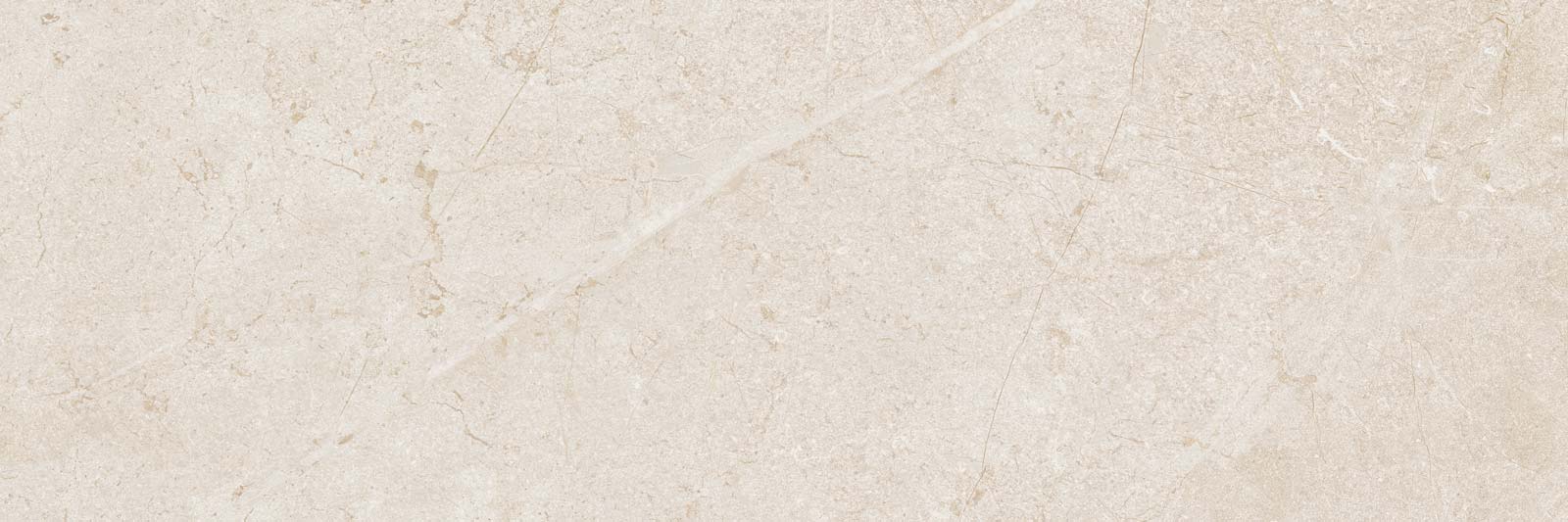Matte Keramik-Wandfliese in Steinoptik Tau Lithos Wall Linen, 30x90 cm, 8,7 mm, Leinenbeige, rektifiziert