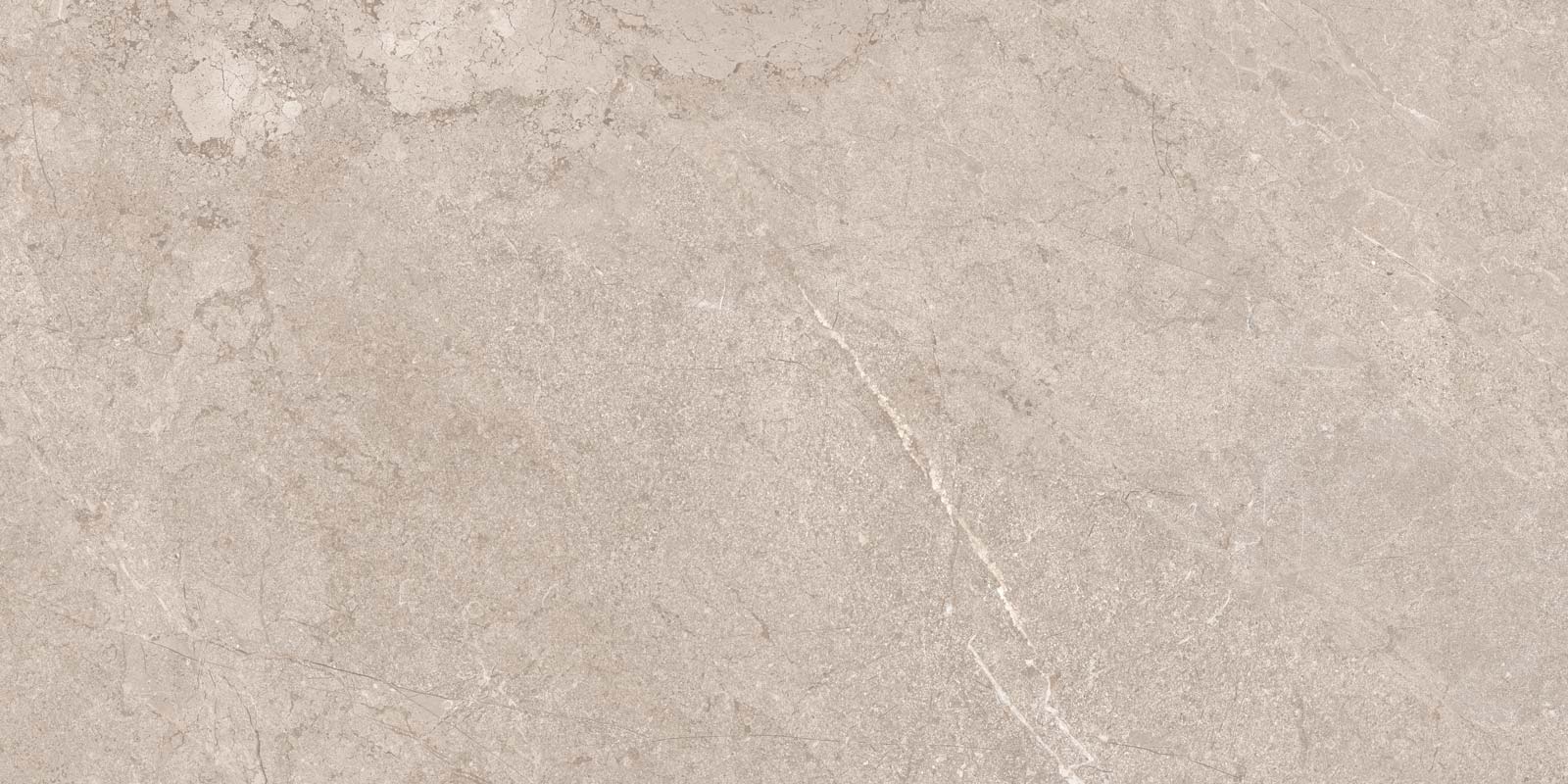 Seidenglänzende Bodenfliese aus Feinsteinzeug in Steinoptik Tau Lithos Polisoft Pearl, 60x120 cm, 10,5 mm, Perlgrau, rektifiziert