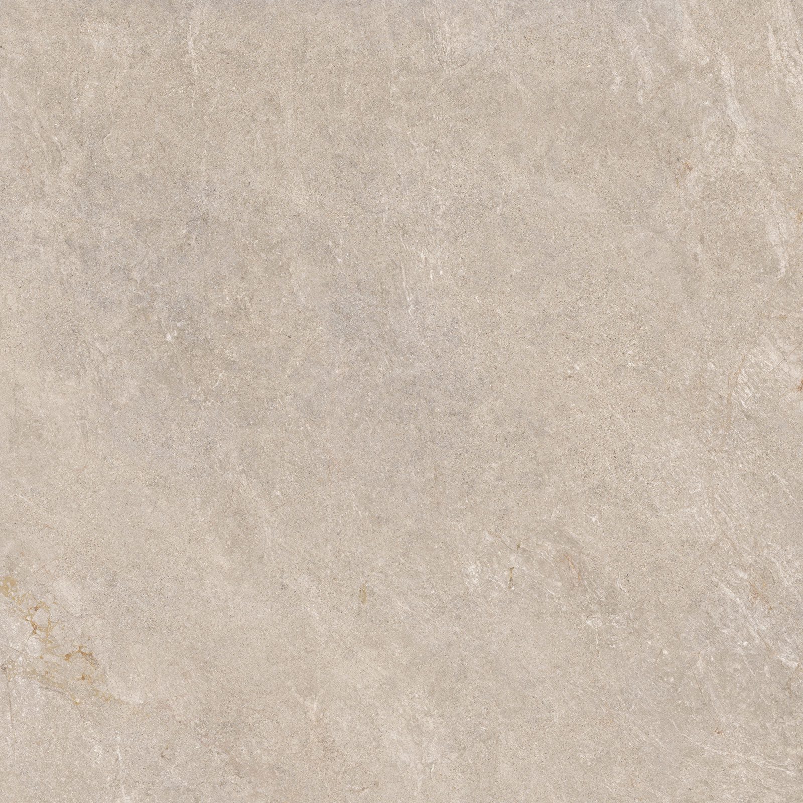 Matte Bodenfliese aus Feinsteinzeug in Steinoptik Tau Caribbean Light Beige, 90x90 cm, Hellbeige, rektifiziert