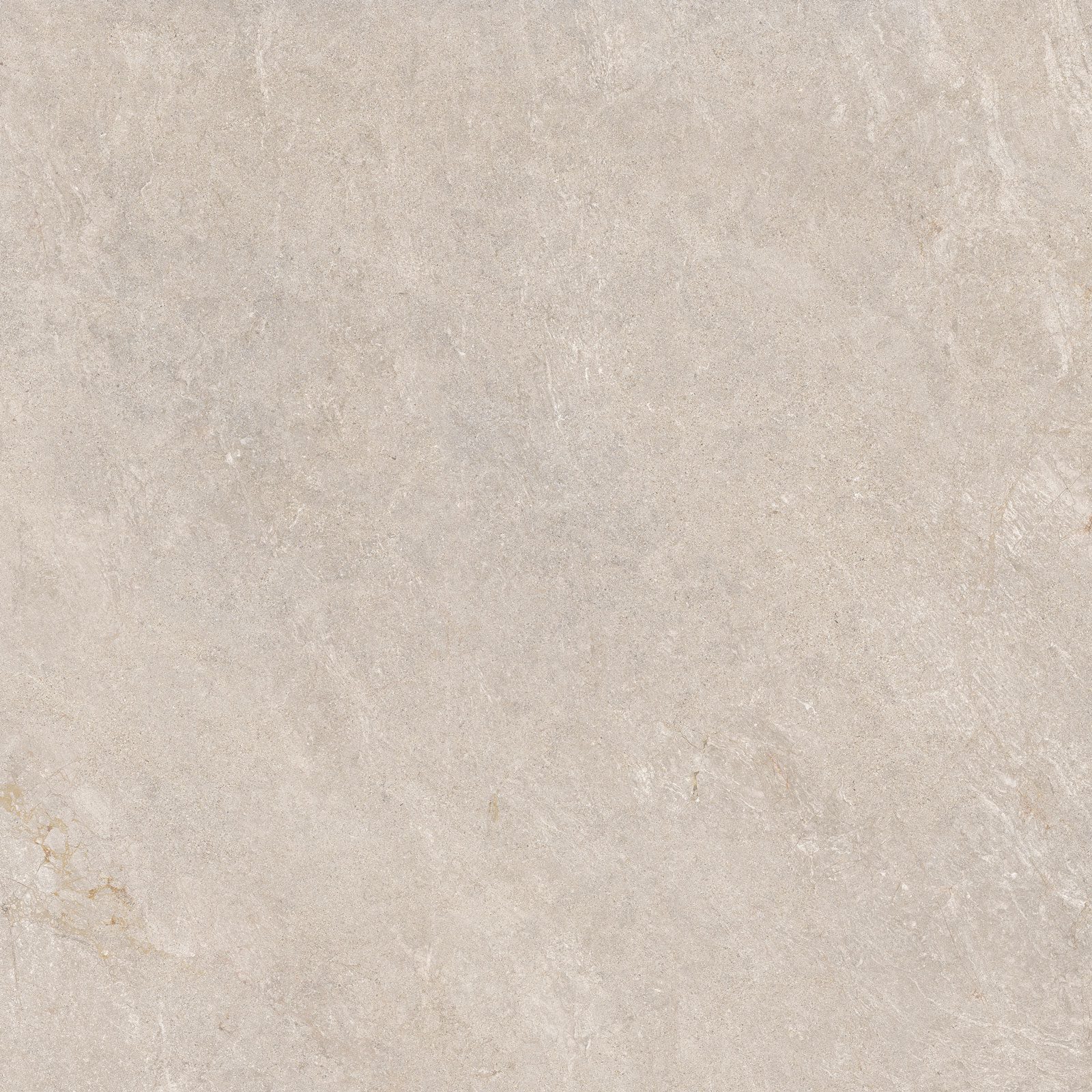 Matte Bodenfliese aus Feinsteinzeug in Steinoptik Tau Caribbean Ivory, 90x90 cm, Elfenbein, rektifiziert