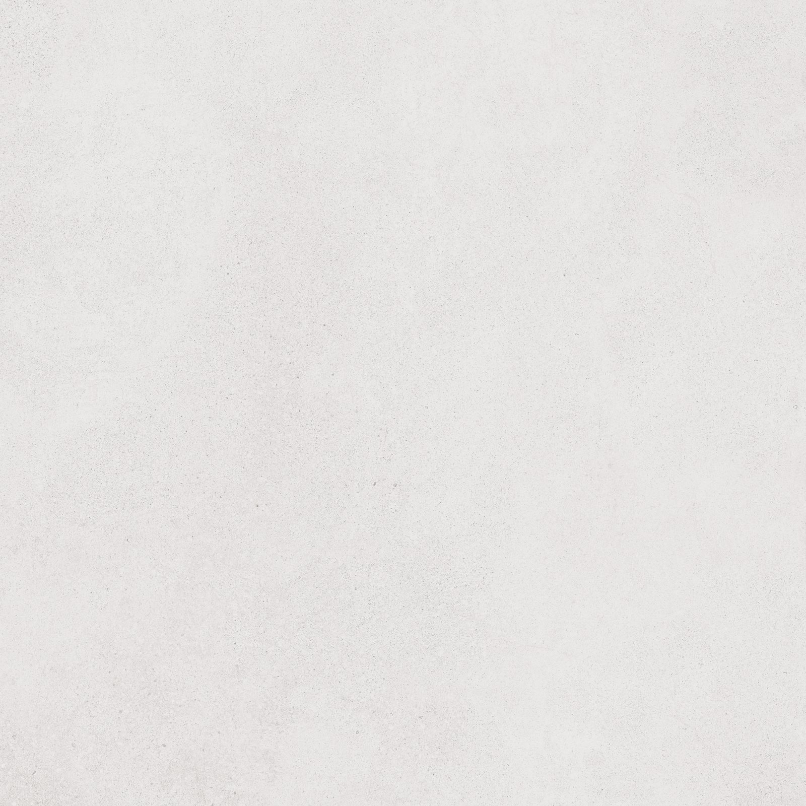 Matte Bodenfliese aus Feinsteinzeug in Betonoptik Tau Integra White, 90x90 cm, Weiß, R10, rektifiziert
