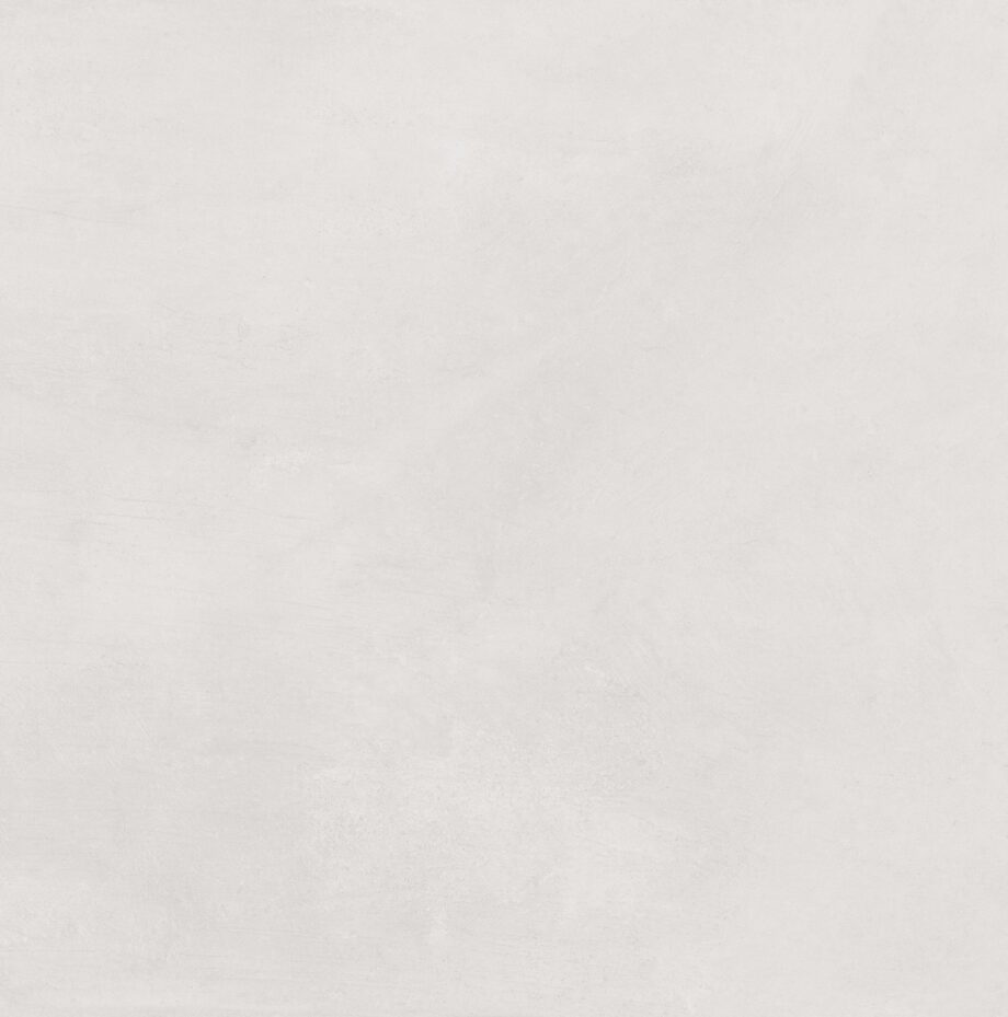 035.090.0108.06613-1 Matte Bodenfliese aus Feinsteinzeug in Betonoptik Tau Lema White, 90x90 cm, Weiß, R10, rektifiziert