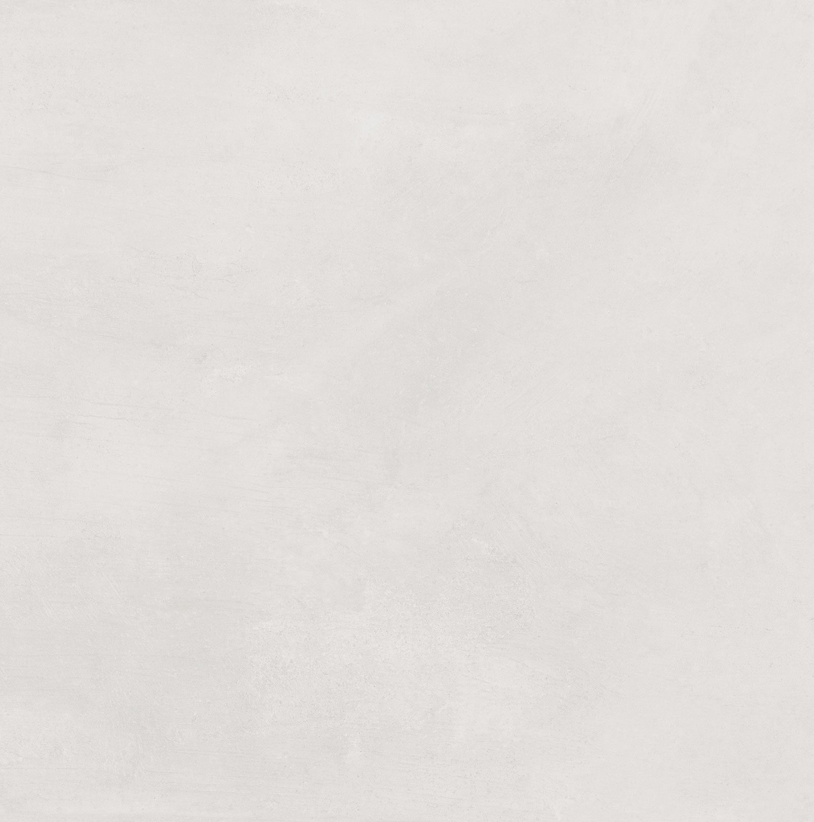 Matte Bodenfliese aus Feinsteinzeug in Betonoptik Tau Lema White, 90x90 cm, Weiß, R10, rektifiziert