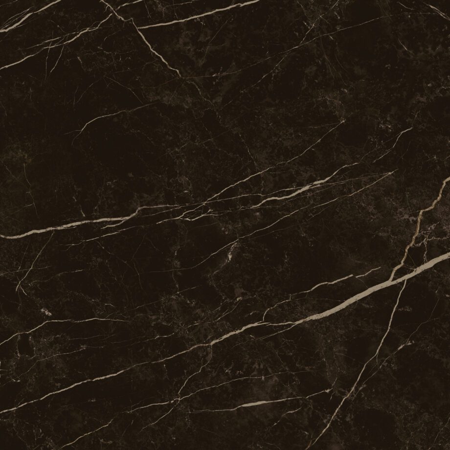 035.090.0157.09213-1 Matte Bodenfliese aus Feinsteinzeug in Marmoroptik Tau Elite Black, 90x90 cm, Schwarz, R10, rektifiziert