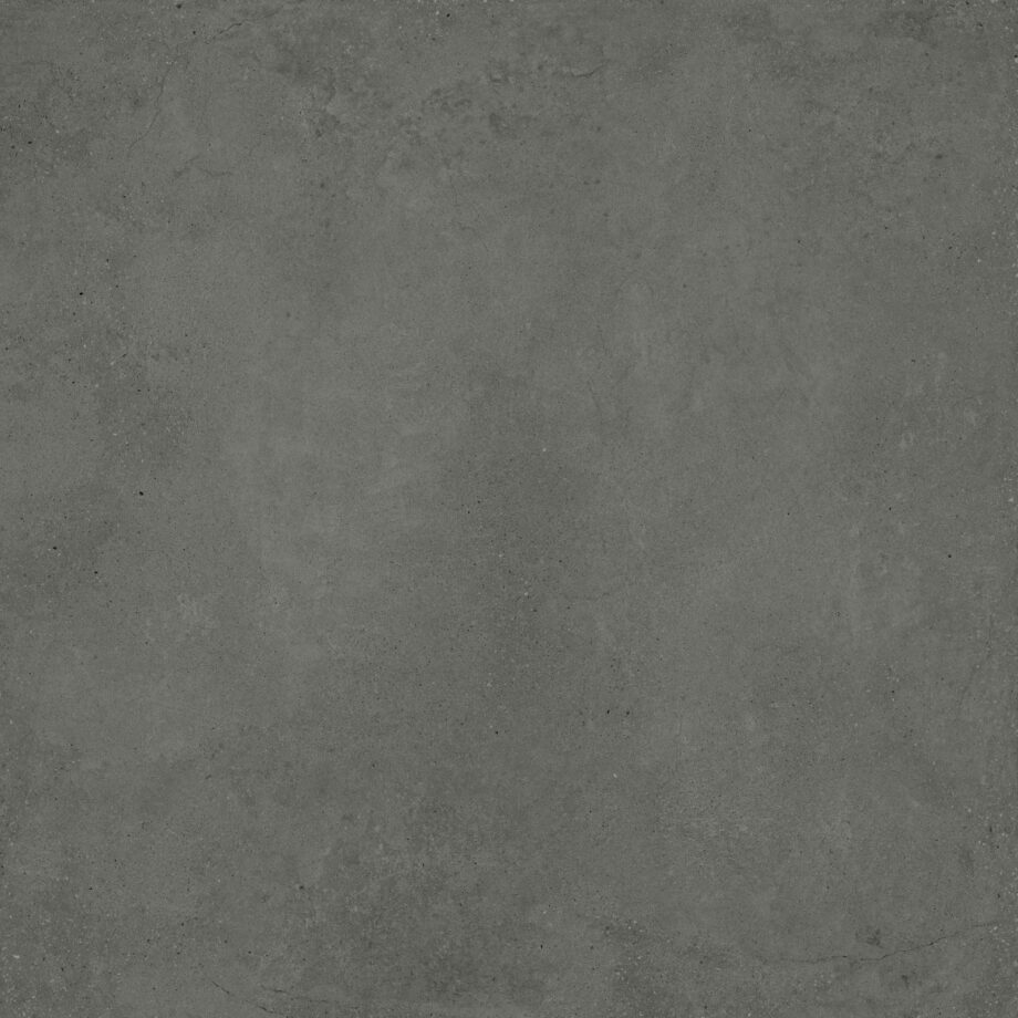 035.090.0294.04400-1 Matte Bodenfliese aus Feinsteinzeug in Betonoptik Tau Integra Graphite, 90x90 cm, Graphitgrau, R10, rektifiziert