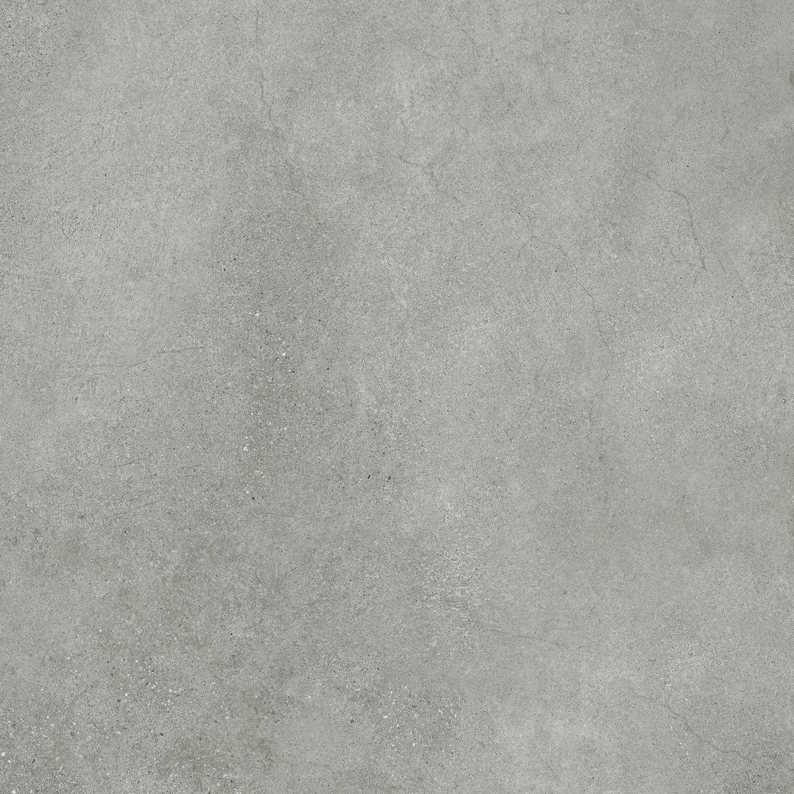 Matte Bodenfliese aus Feinsteinzeug in Betonoptik Tau Integra Gray, 90x90 cm, Grau, R10, rektifiziert