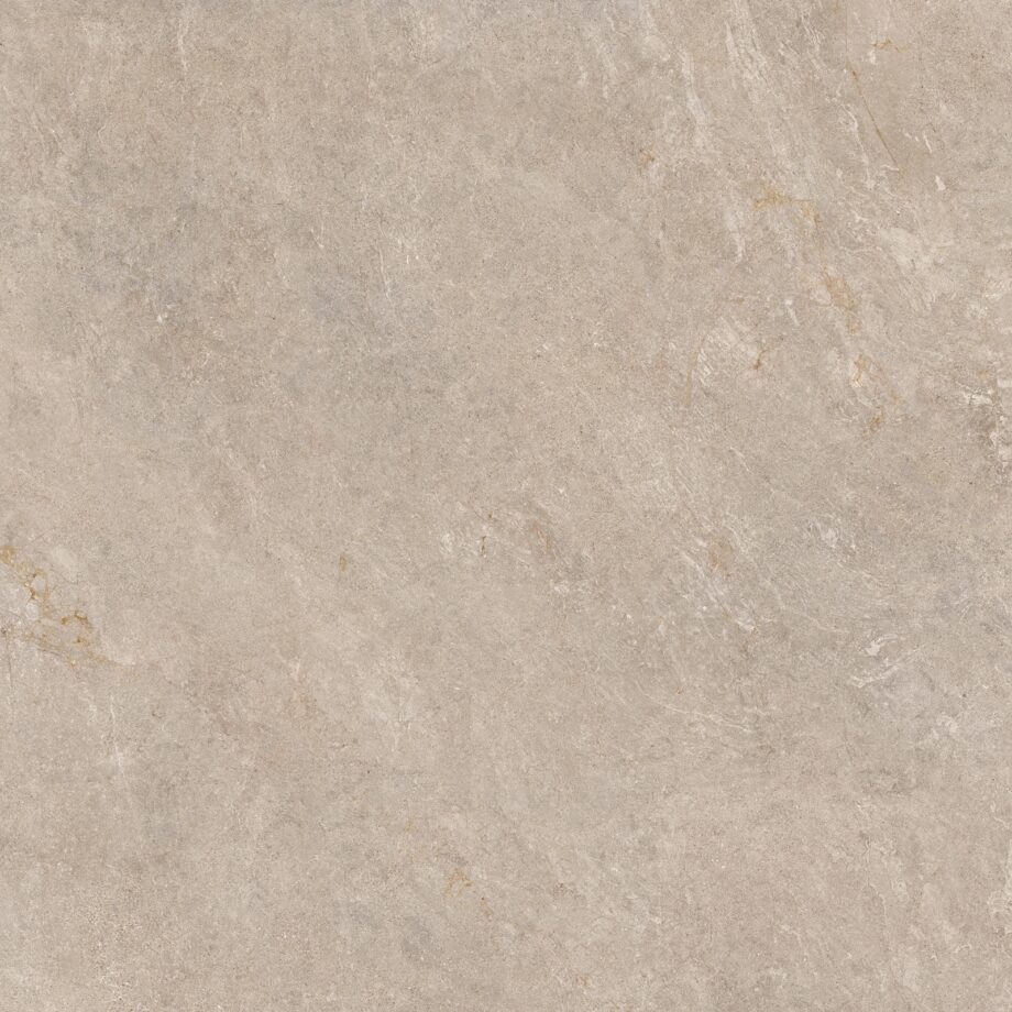 035.120.0625.14047-1 Matte Bodenfliese aus Feinsteinzeug in Steinoptik Tau Caribbean Light Beige, 120x120 cm, 9 mm, Hellbeige, rektifiziert
