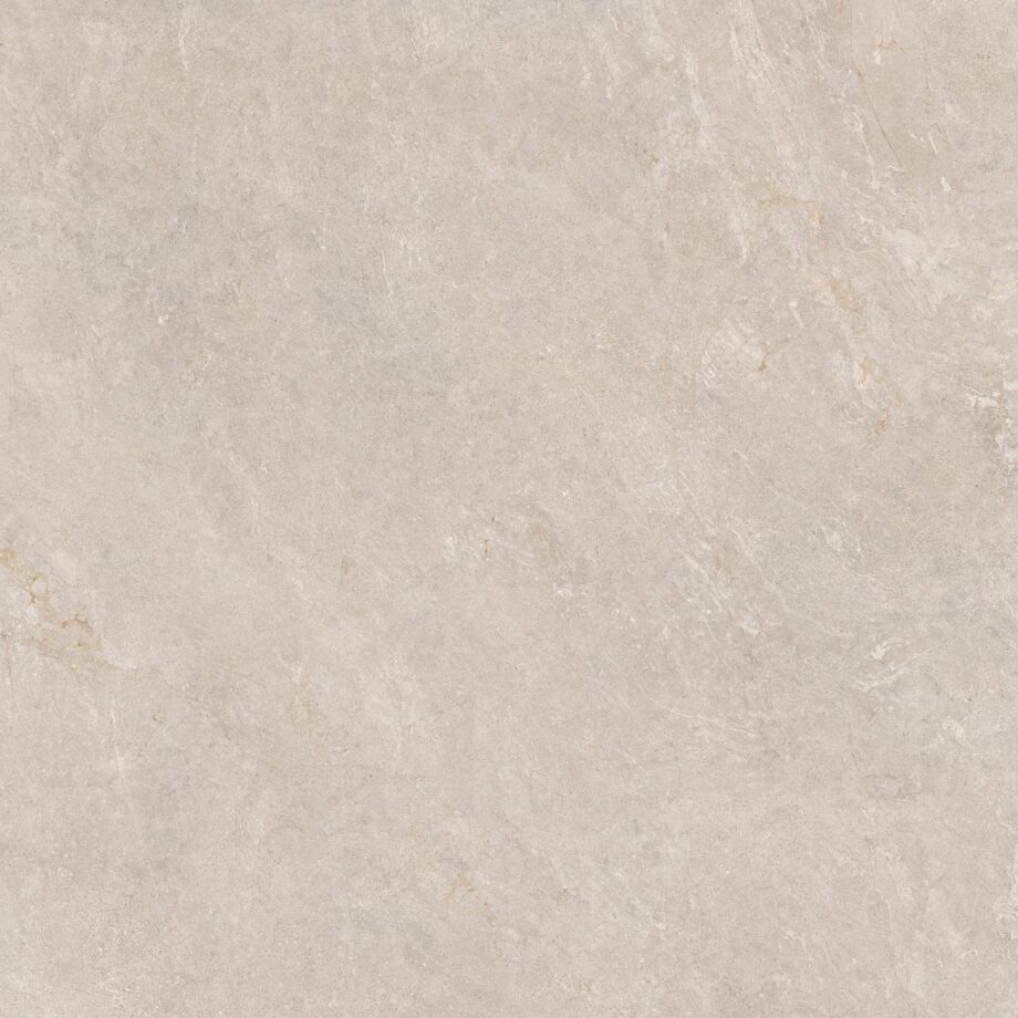 035.120.0164.14047-1 Matte Bodenfliese aus Feinsteinzeug in Steinoptik Tau Caribbean Ivory, 120x120 cm, 9 mm, Elfenbein, rektifiziert