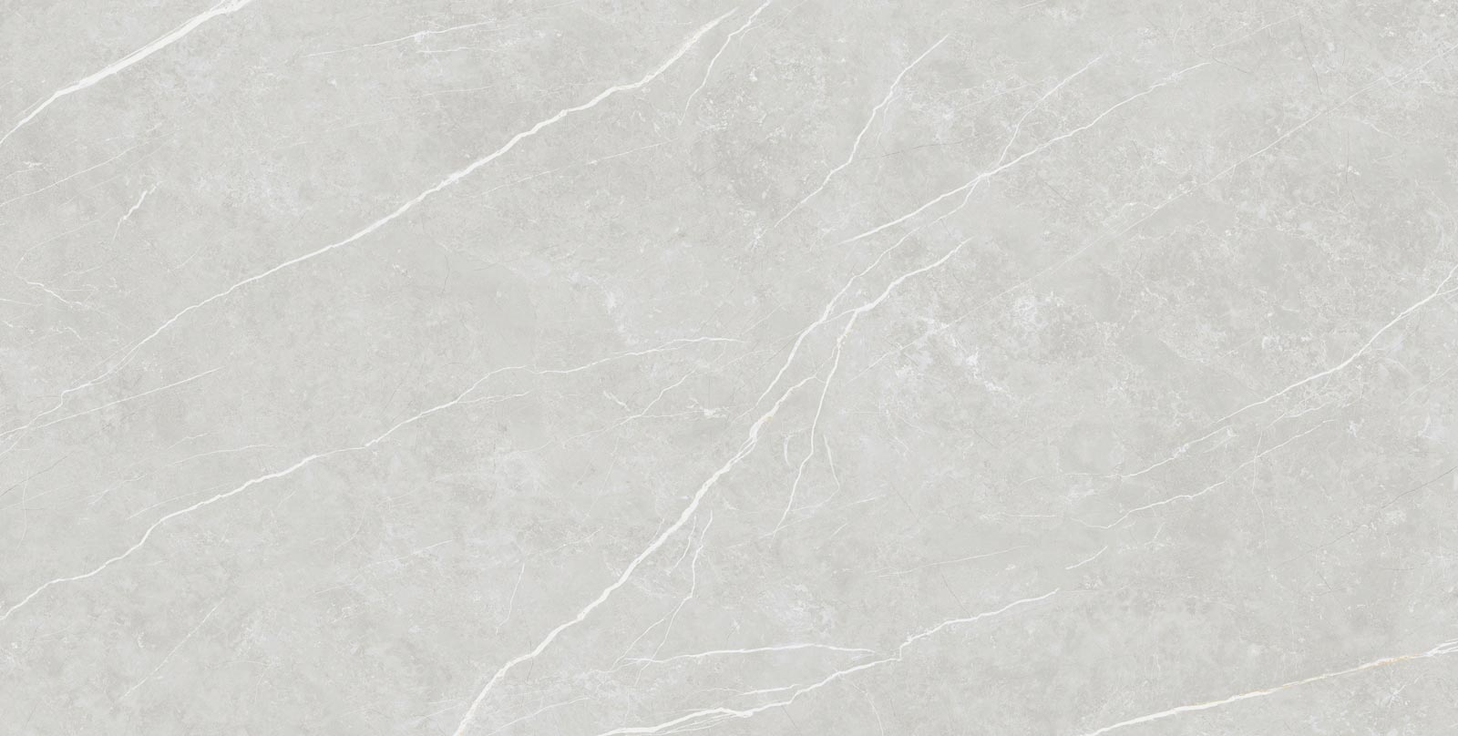 Matte Bodenfliese aus Feinsteinzeug in Marmoroptik Tau Elite Silver, 90x180 cm, 11 mm, Silbergrau, R10, rektifiziert