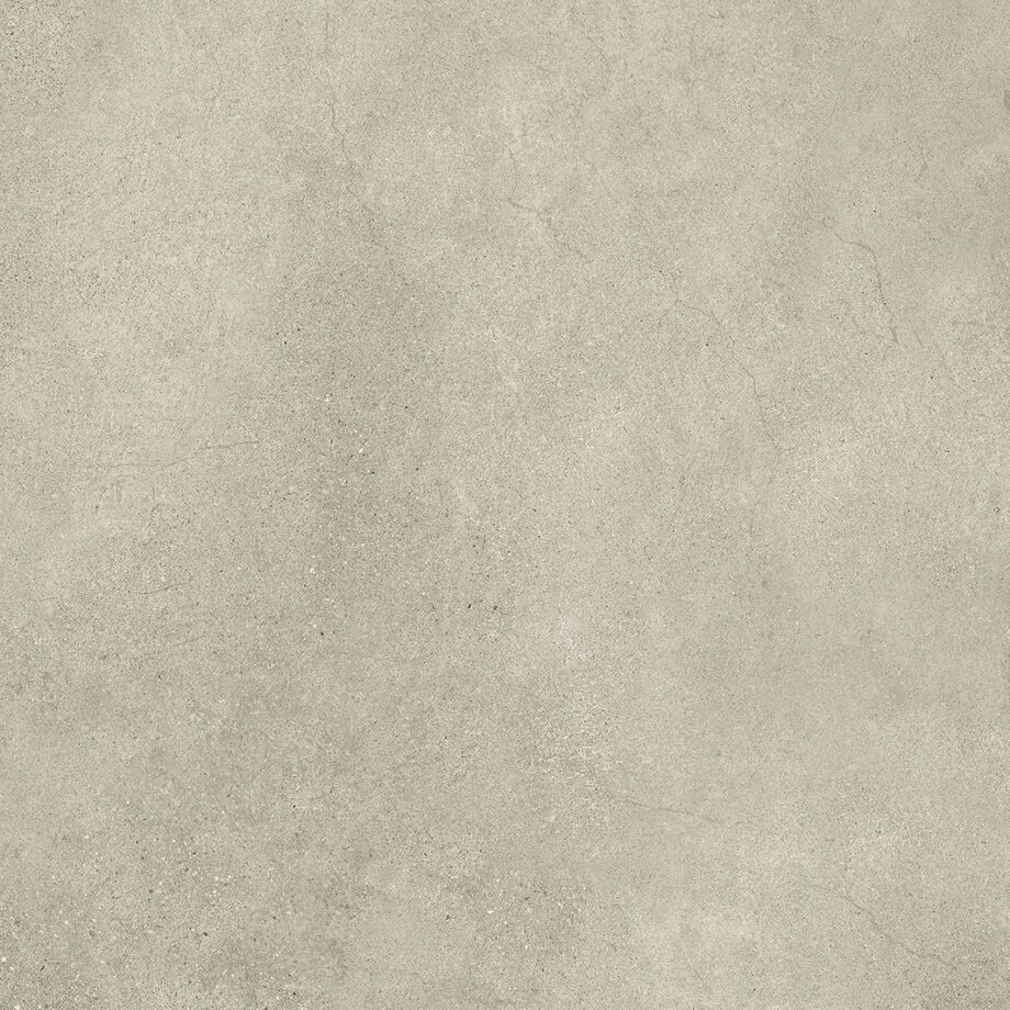Feinsteinzeug Terrassenplatte in Betonoptik Tau Integra Greige, 90x90 cm, 20 mm, Greige, R11, rektifiziert