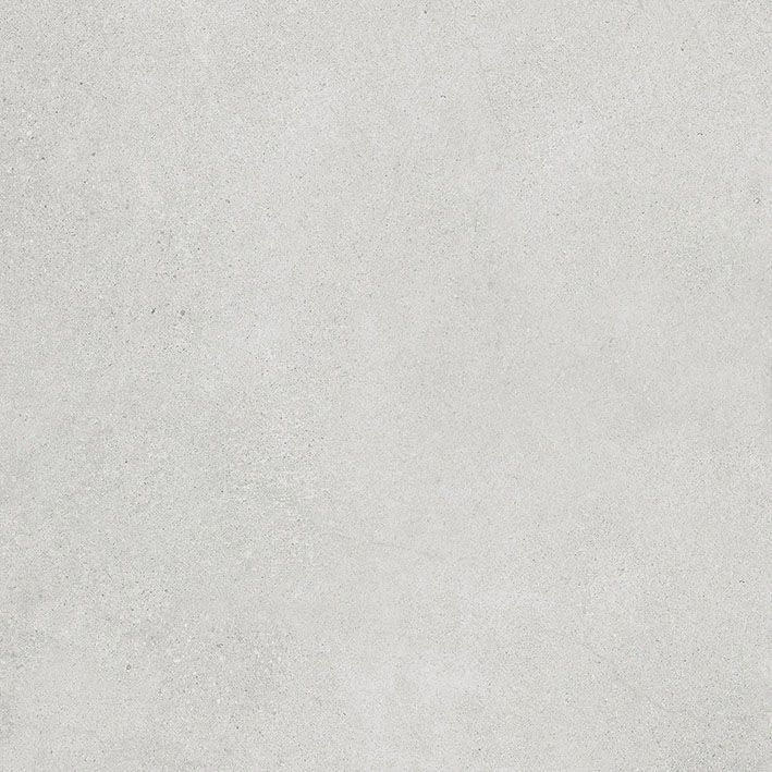 Matte Bodenfliese aus Feinsteinzeug in Betonoptik Tau Integra Pearl, 60x60 cm, 9 mm, Perlgrau, R10, rektifiziert