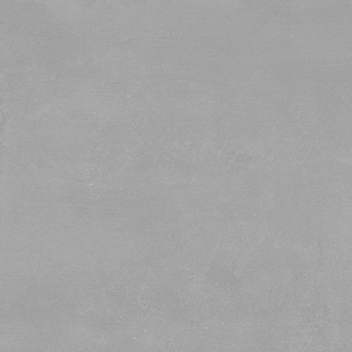 Matte Bodenfliese aus Feinsteinzeug in Betonoptik Tau Lema Silver, 60x60 cm, 9 mm, Silbergrau, R10, rektifiziert