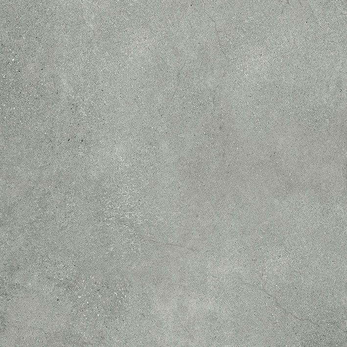 Matte Bodenfliese aus Feinsteinzeug in Betonoptik Tau Integra Gray, 60x60 cm, 9 mm, Grau, R10, rektifiziert