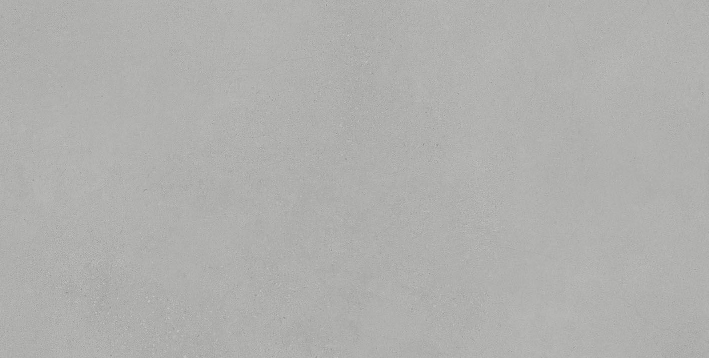 Matte Bodenfliese aus Feinsteinzeug in Betonoptik Tau Integra Silver, 60x120 cm, 10,5 mm, Silbergrau, R10, rektifiziert