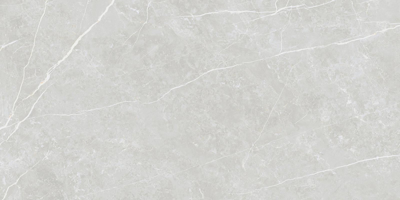 Matte Bodenfliese aus Feinsteinzeug in Marmoroptik Tau Elite Silver, 60x120 cm, 10,5 mm, Silbergrau, R10, rektifiziert