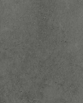 Matte Bodenfliese aus Feinsteinzeug in Betonoptik Tau Integra Graphite, 60x120 cm, 10,5 mm, Graphitgrau, R10, rektifiziert