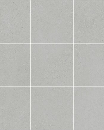 Mosaikfliese aus Feinsteinzeug in Betonoptik Tau Integra Silver 10x10, 30x30 cm, Silbergrau