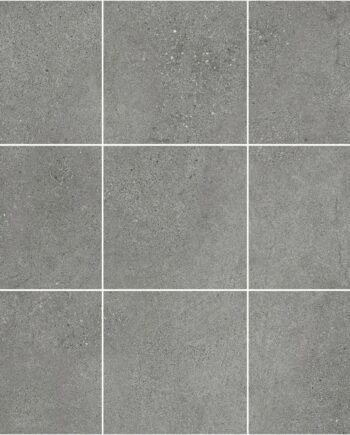 Mosaikfliese aus Feinsteinzeug in Betonoptik Tau Integra Gray 10x10, 30x30 cm, Grau