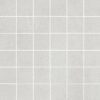 036.281.0169.04400-1 Mosaikfliese aus Feinsteinzeug in Betonoptik Tau Integra Pearl 5x5, 30x30 cm, Perlgrau