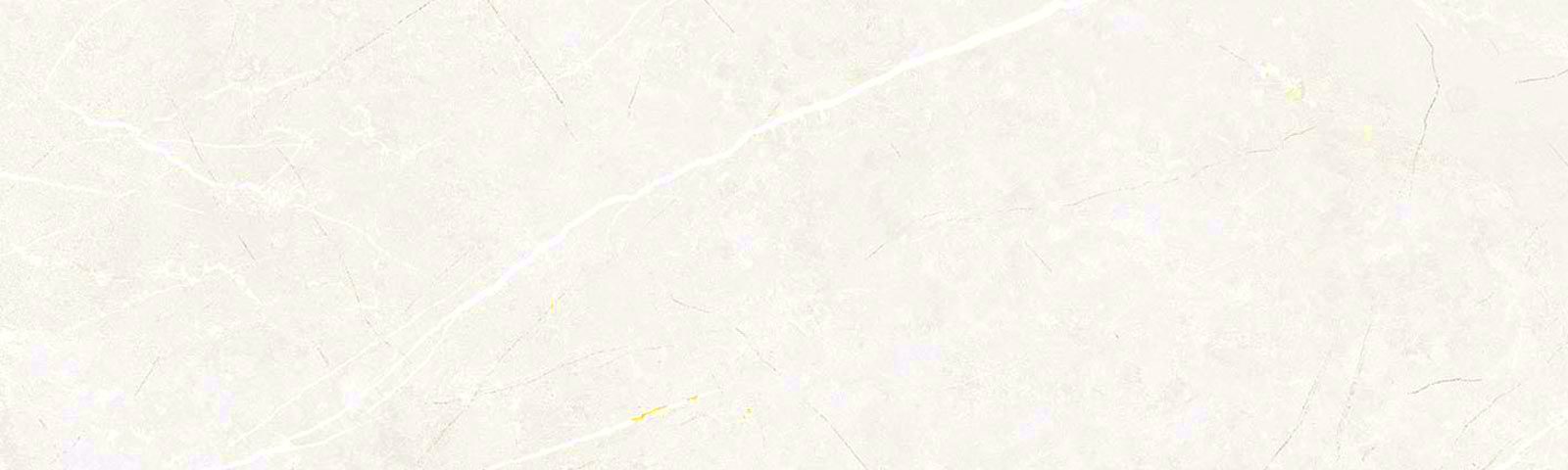 Polierte Wandfliese aus Feinsteinzeug in Marmoroptik Tau Elite White Pol, 9x30 cm, Weiß, rektifiziert