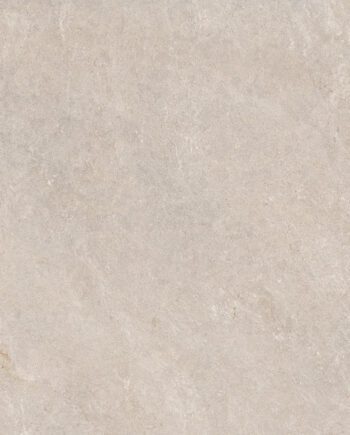 Halbpolierte Bodenfliese aus Feinsteinzeug in Steinoptik Tau Caribbean Ivory SP, 90x90 cm, Elfenbein, rektifiziert