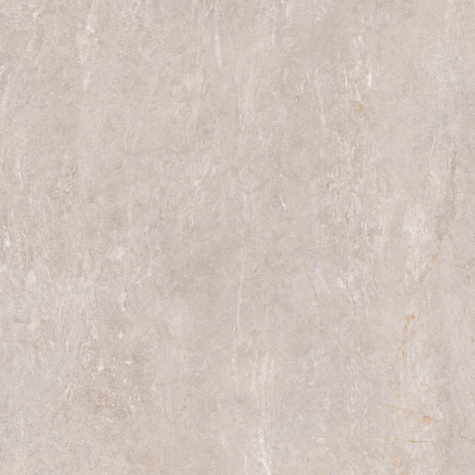 Halbpolierte Bodenfliese aus Feinsteinzeug in Steinoptik Tau Caribbean White SP, 120x120 cm, 9 mm, Weiß, rektifiziert